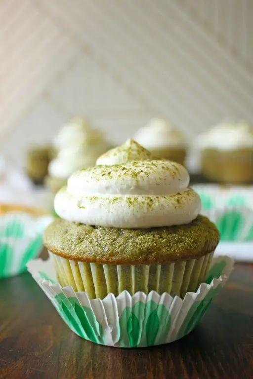 Matcha Green Tea Gourmet Cupcakes