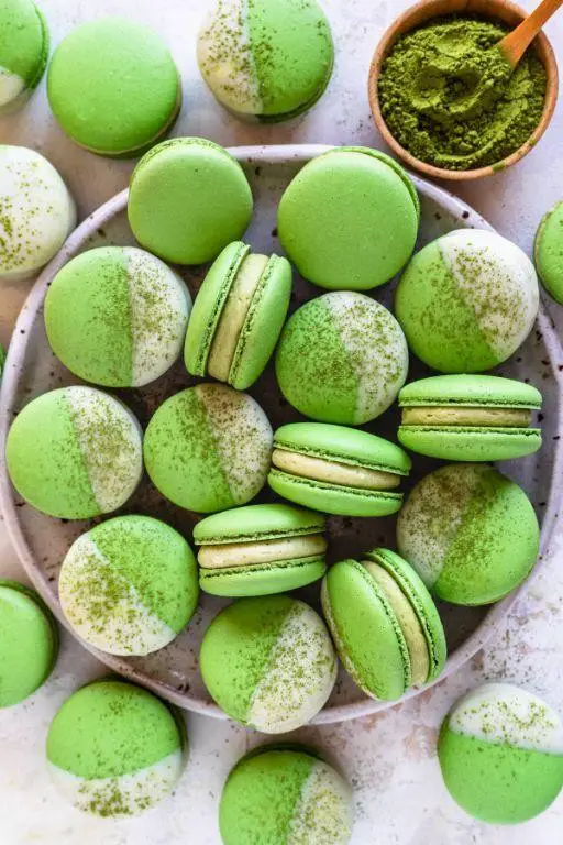 Matcha Green Tea Macarons
