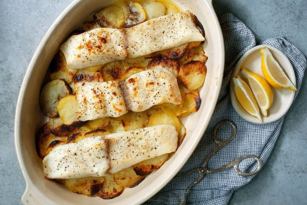 Mediterranean Cod and Potato Bake