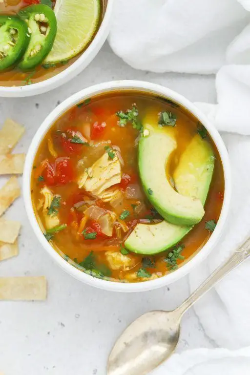 Mexican Chicken Lime Soup