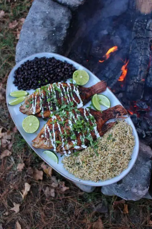Mexican Lime and Cilantro Fish Fry