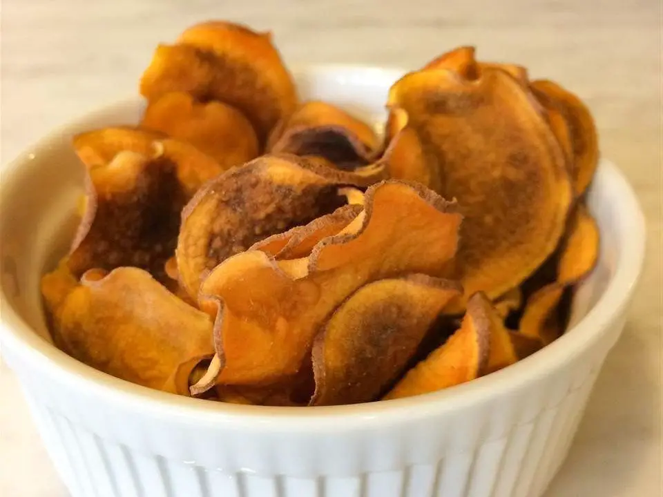 Microwave Sweet Potato Chips