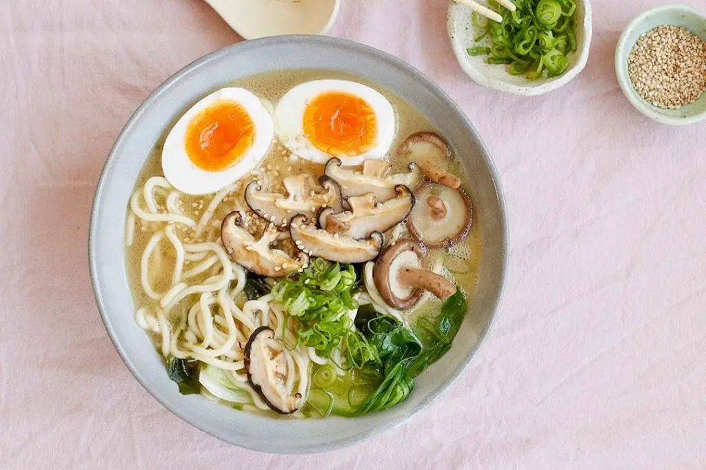Miso Ramen with Soft Boiled Egg
