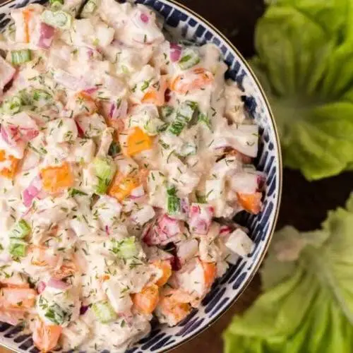 Mixed Vegetables and Tuna Salad