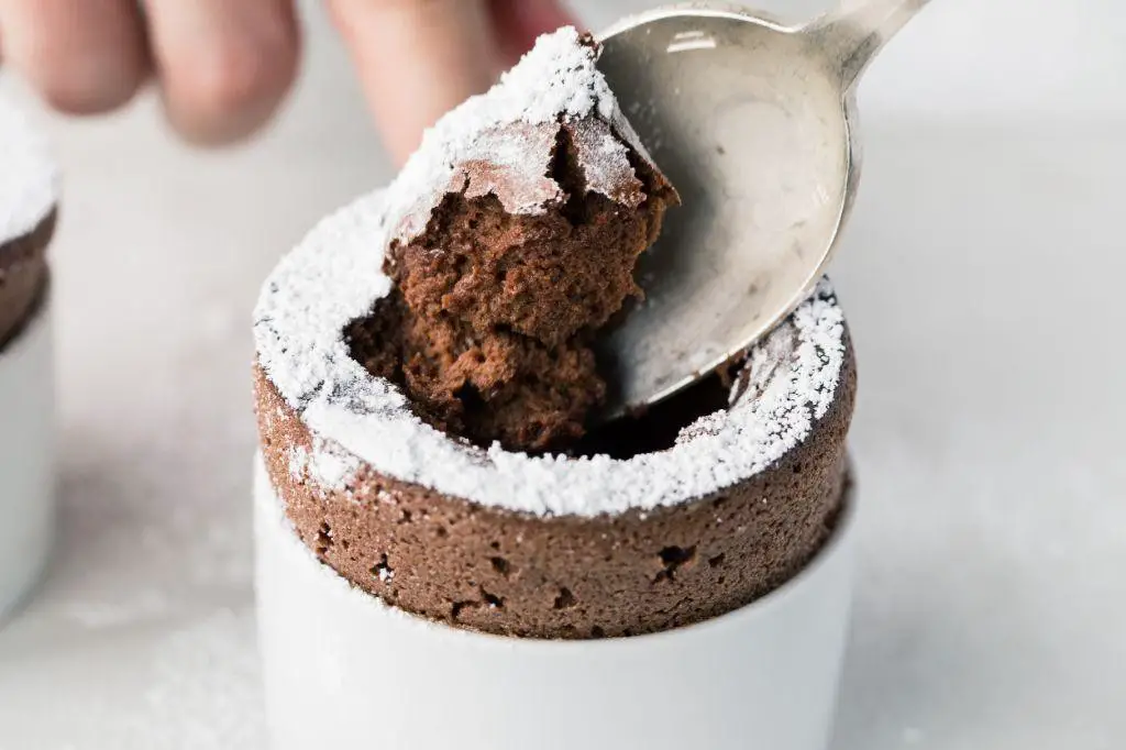 Molten Chocolate Soufflé