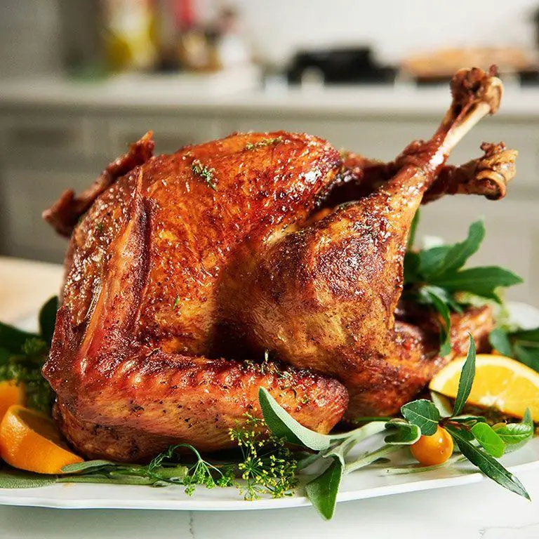 Mustard Seed Crusted Deep Fried Turkey