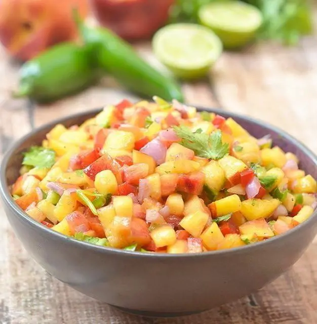 Nectarine Salsa with Cilantro and Lime