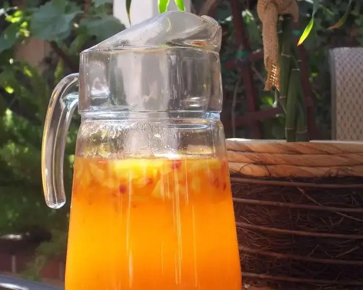 Nectarine and Basil Lemonade