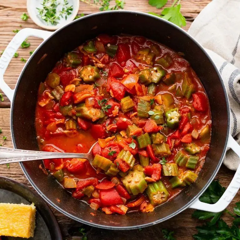 Okra and Tomatoes