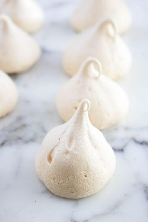 Orange Blossom French Meringues