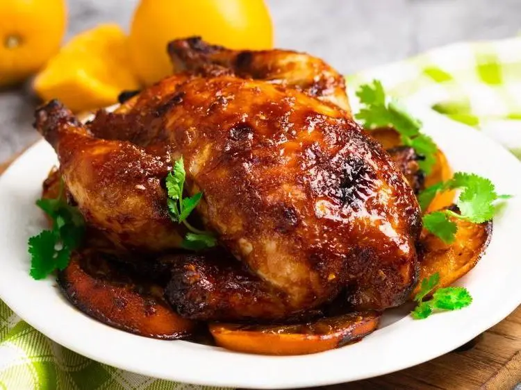 Orange Ginger Baked Chicken Breast with Hoisin Sauce