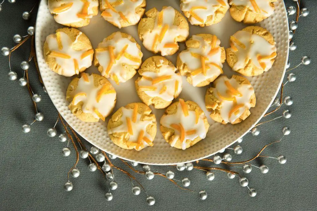 Orange Zest Butter Cookies