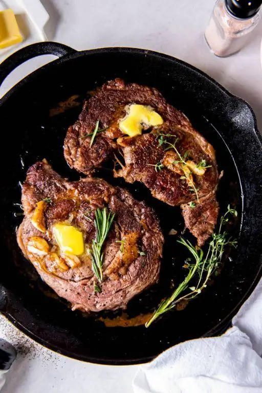 Pan-Seared Ribeye Steak