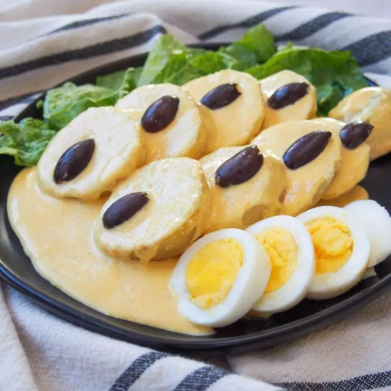 Papa a la Huancaina with Tuna