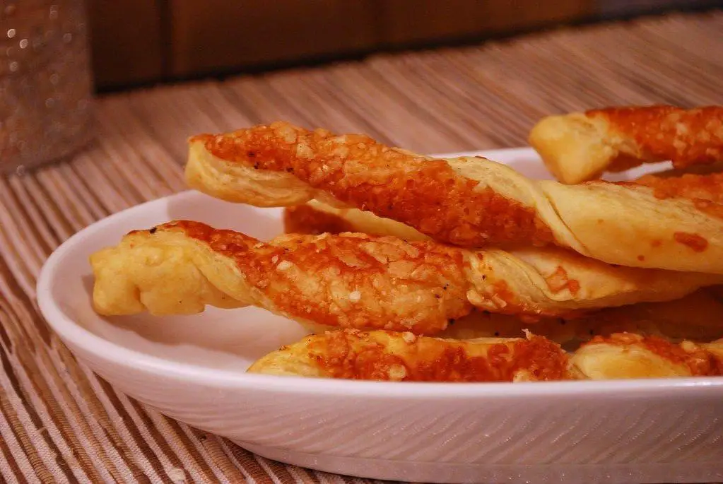 Parmesan and Black Pepper Puff Pastry Straws