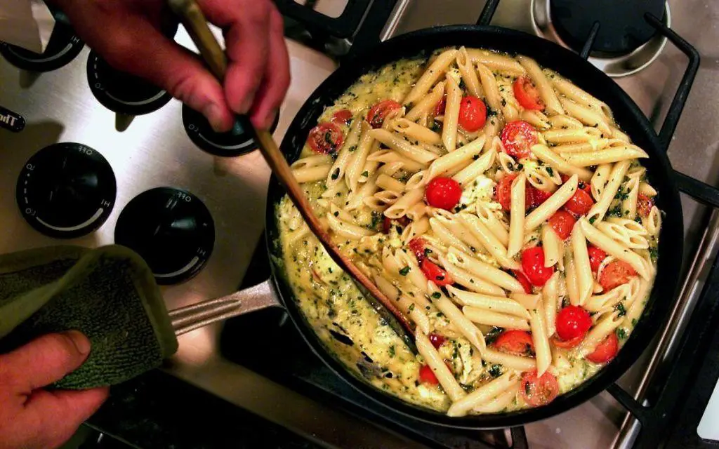 Pasta Frittata with Fresh Herbs