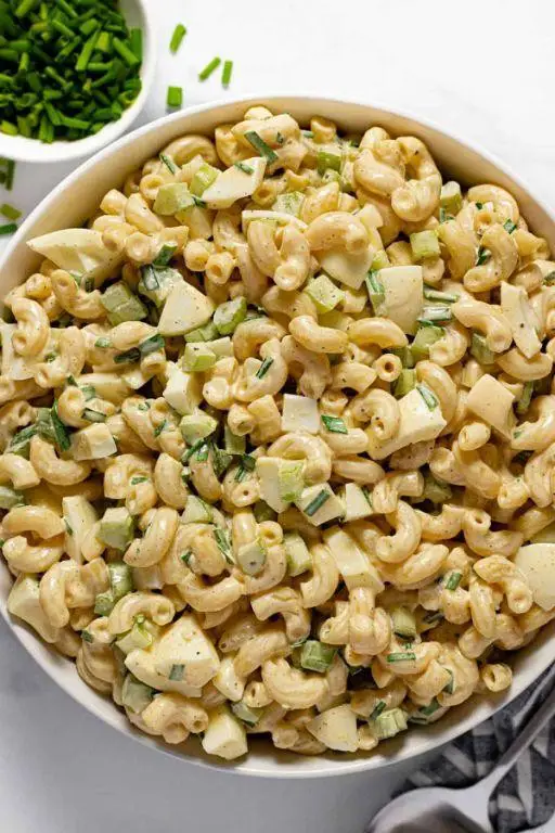 Pasta Salad with Hard Boiled Eggs