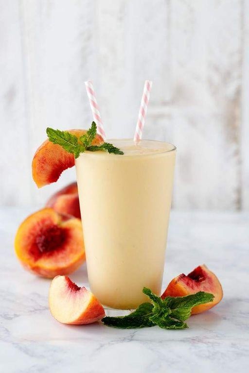 Peach Mango Recovery Shake