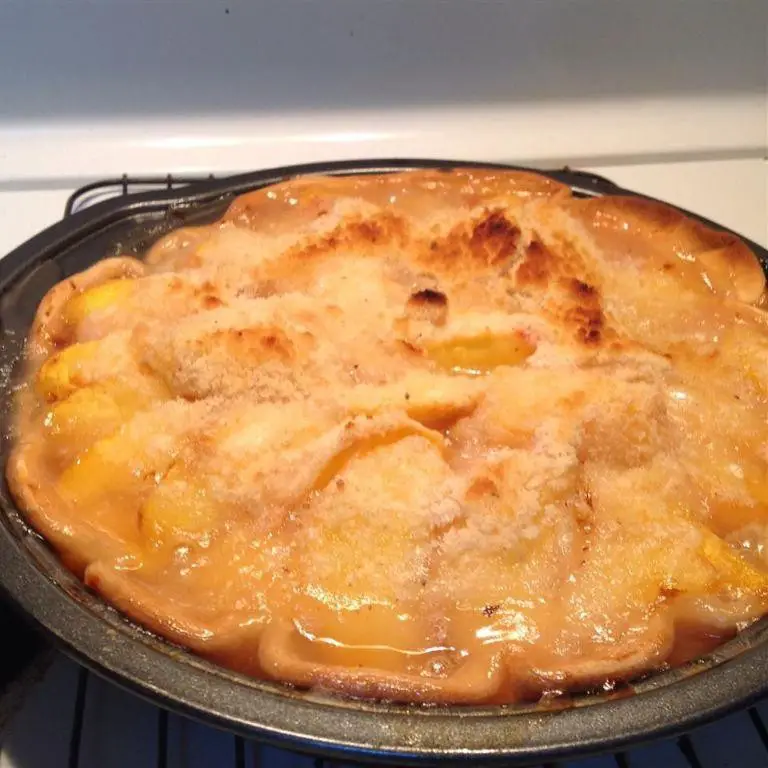 Peach Single Crust Pie