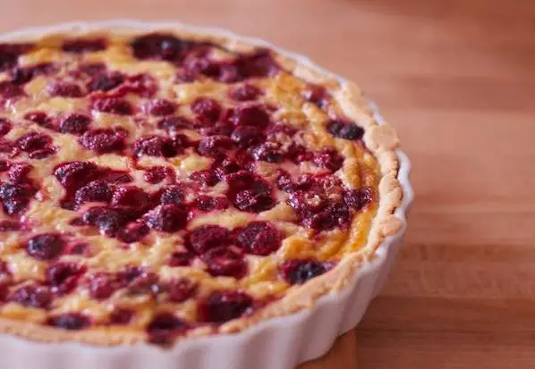 Peach and Raspberry Frangipane