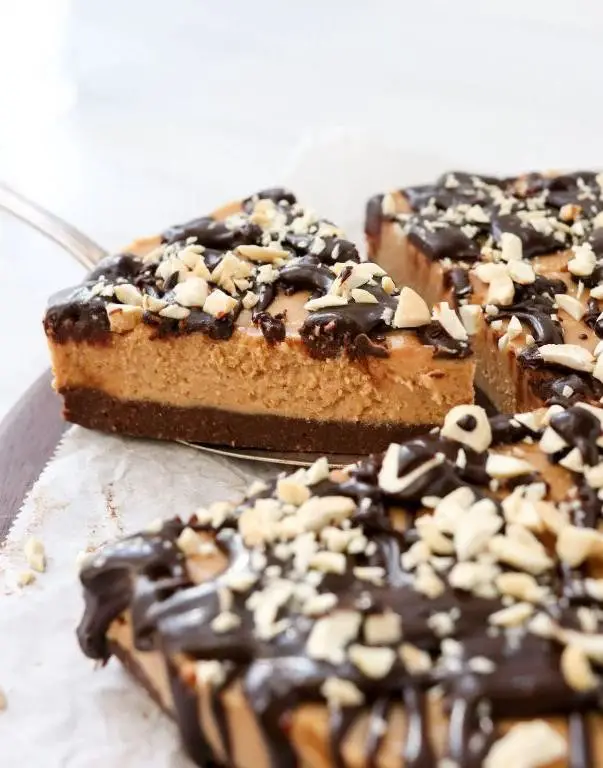 Peanut Butter Chocolate Vegan Pie