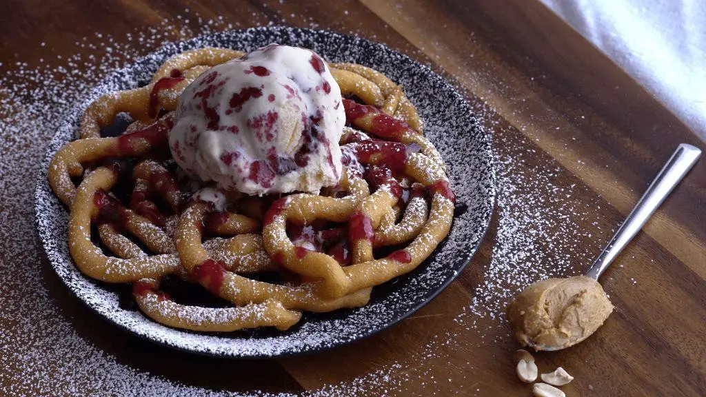 Peanut Butter Funnel Cake