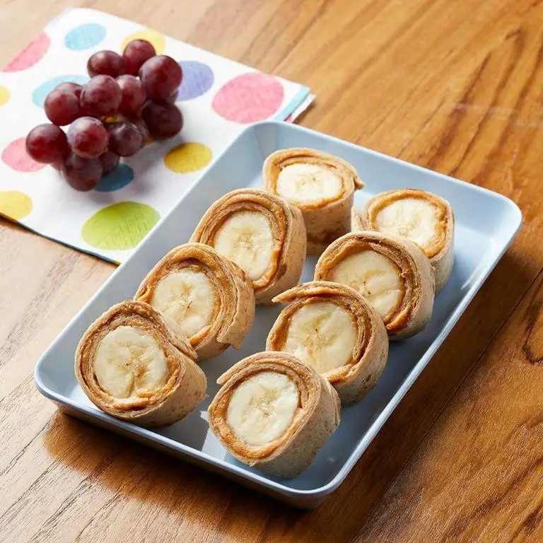 Peanut Butter and Banana Roll-Ups