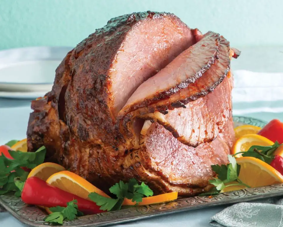 Pepper Jelly Glazed Ham