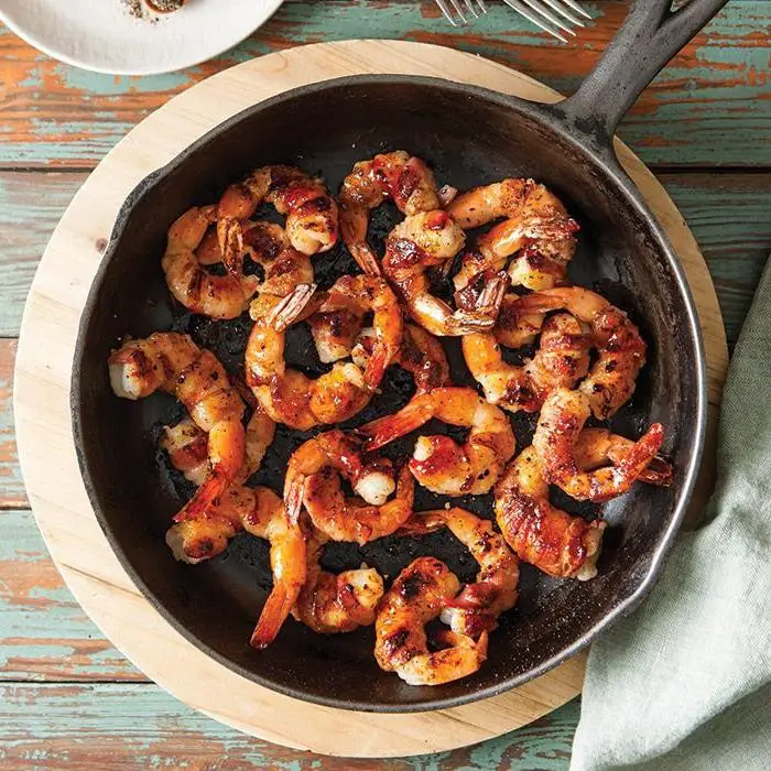 Pepper Jelly and Bacon Wrapped Shrimp