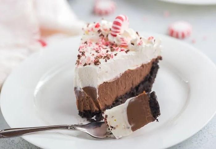 Peppermint Mocha Pie