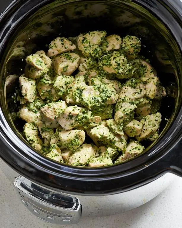 Pesto Italian Chicken Crockpot