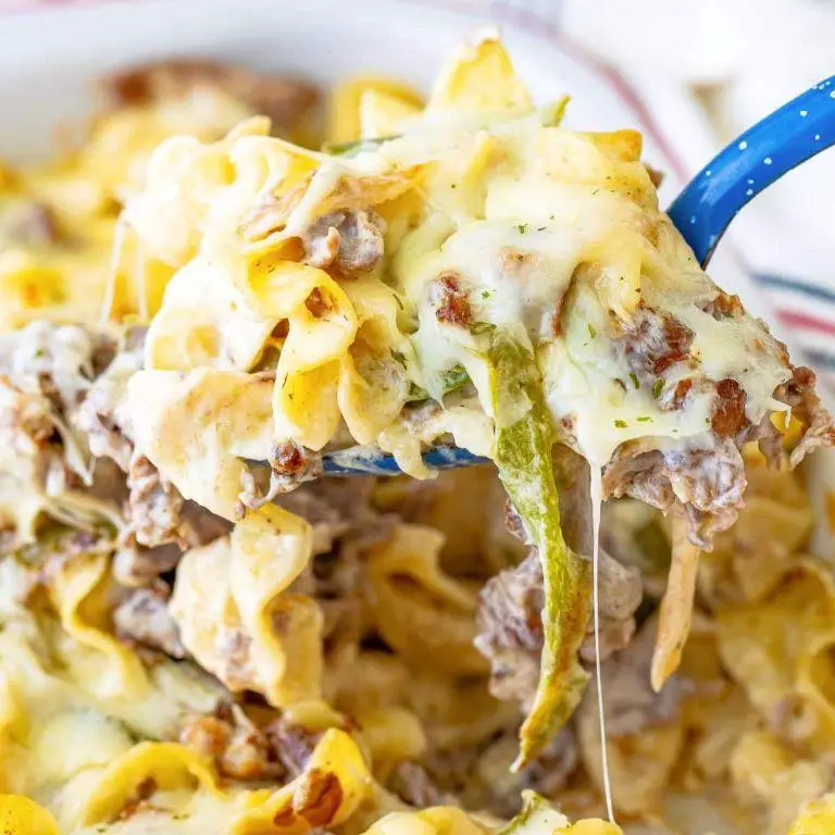 Philly Cheesesteak Casserole