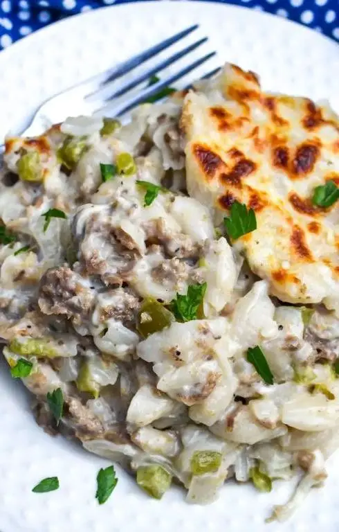 Philly Cheesesteak Kraft Mac and Cheese