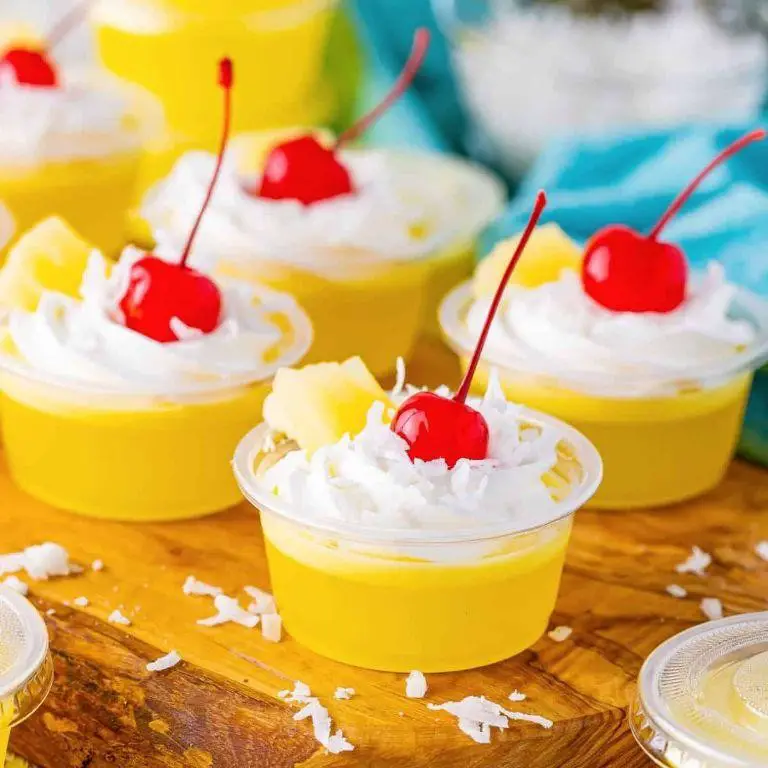 Pina Colada Jello Shots