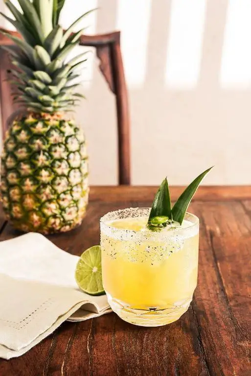 Pineapple Cilantro Margarita