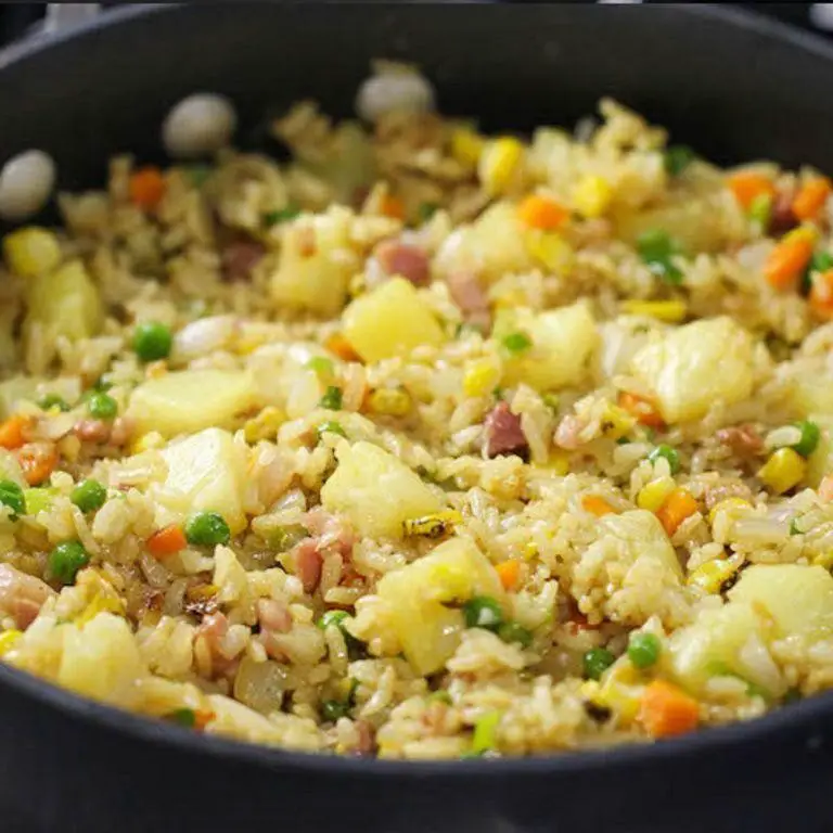 Pineapple Fried Rice with Ham