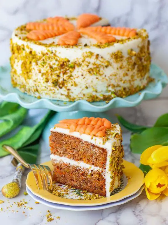 Pistachio Carrot Cake