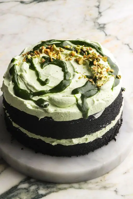 Pistachio Mocha Cake