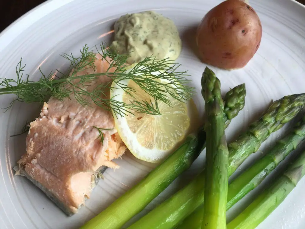 Poached Arctic Char with Dill and Cucumber