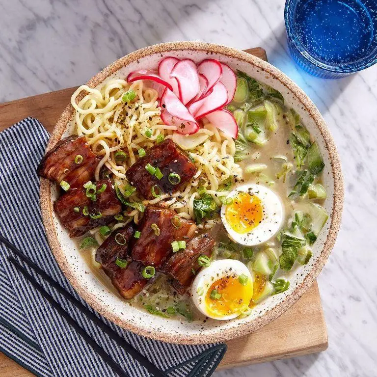 Pork Belly Ramen with Soft Boiled Eggs