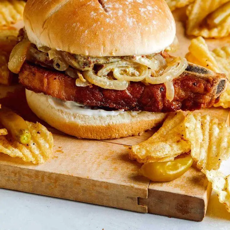 Pork Chop Sandwich