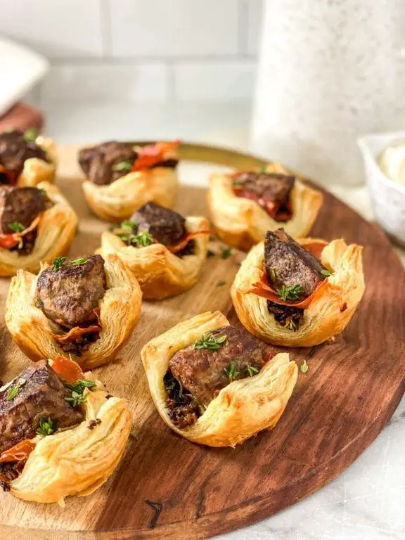 Puff Pastry Beef Wellington Bites