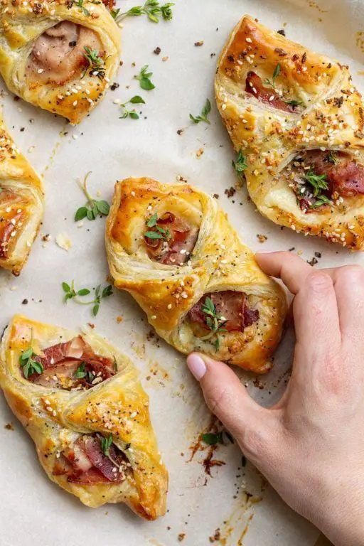 Puff Pastry Ham and Cheese Sliders