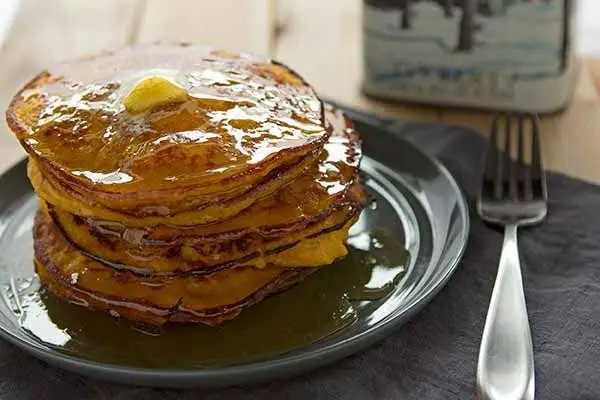 Pumpkin Rice Pancakes