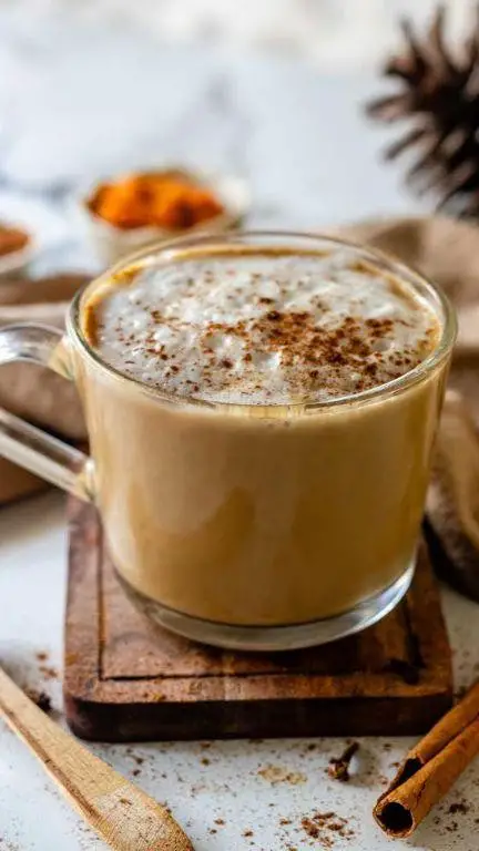 Pumpkin Spice Almond Milk Tea