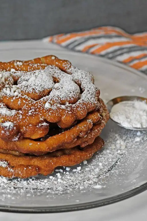 Pumpkin Spice Funnel Cake