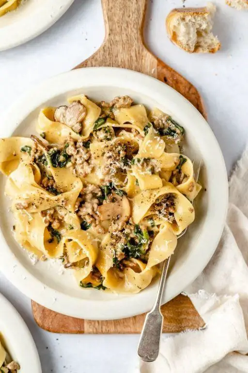 Quick Beef and Mushroom Pasta