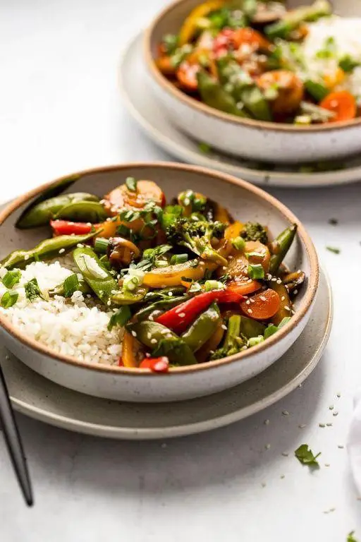 Quick Stir Fry with Canned Mixed Vegetables