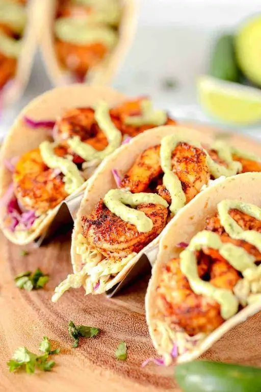 Ramen Tacos with Avocado Crema