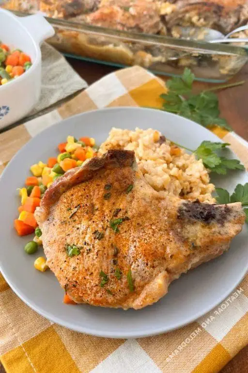 Ranch Pork Chop and Rice Casserole